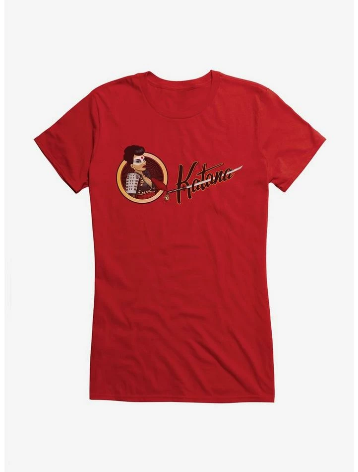 Discount โจ DC Comics Bombshells Katana Script ๐ง Girls T-Shirt ๐ - Image 5