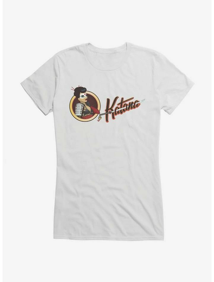 Discount โจ DC Comics Bombshells Katana Script ๐ง Girls T-Shirt ๐ - Image 6