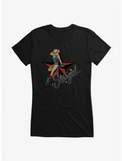 Flash Sale ๐ DC Comics Bombshells Meet Stargirl ๐ง Girls T-Shirt ๐