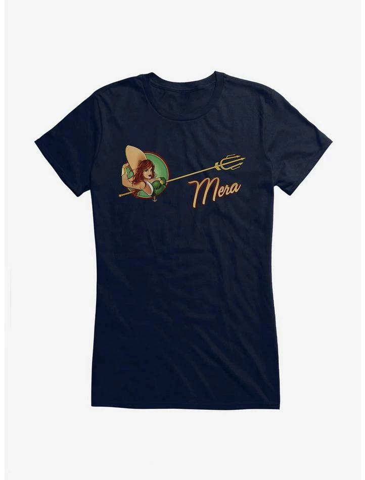 Best Sale 🎉 DC Comics Bombshells Mera Script 👧 Girls T-Shirt 🎉 - Image 4