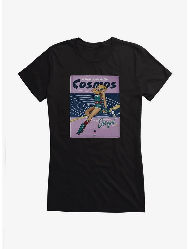 Budget ✨ DC Comics Bombshells Stargirl Field Guide To Cosmos 👧 Girls T-Shirt 🔥 - Image 2