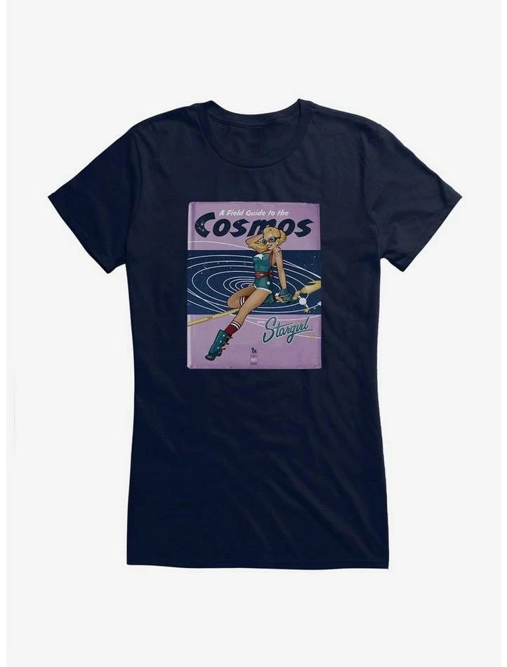 Budget ✨ DC Comics Bombshells Stargirl Field Guide To Cosmos 👧 Girls T-Shirt 🔥 - Image 4