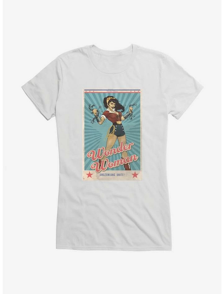 Wholesale ๐ฅฐ DC Comics Bombshells Wonder ๐ฉ Woman Amazonians Unite ๐ง Girls T-Shirt ๐ - Image 6