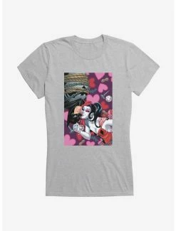 Coupon 🔥 DC Comics Batman Harley Kissing Batman 👧 Girls T-Shirt 🛒