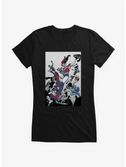 Best reviews of ❤️ DC Comics Batman Harley Mid-Air 👧 Girls T-Shirt 🛒