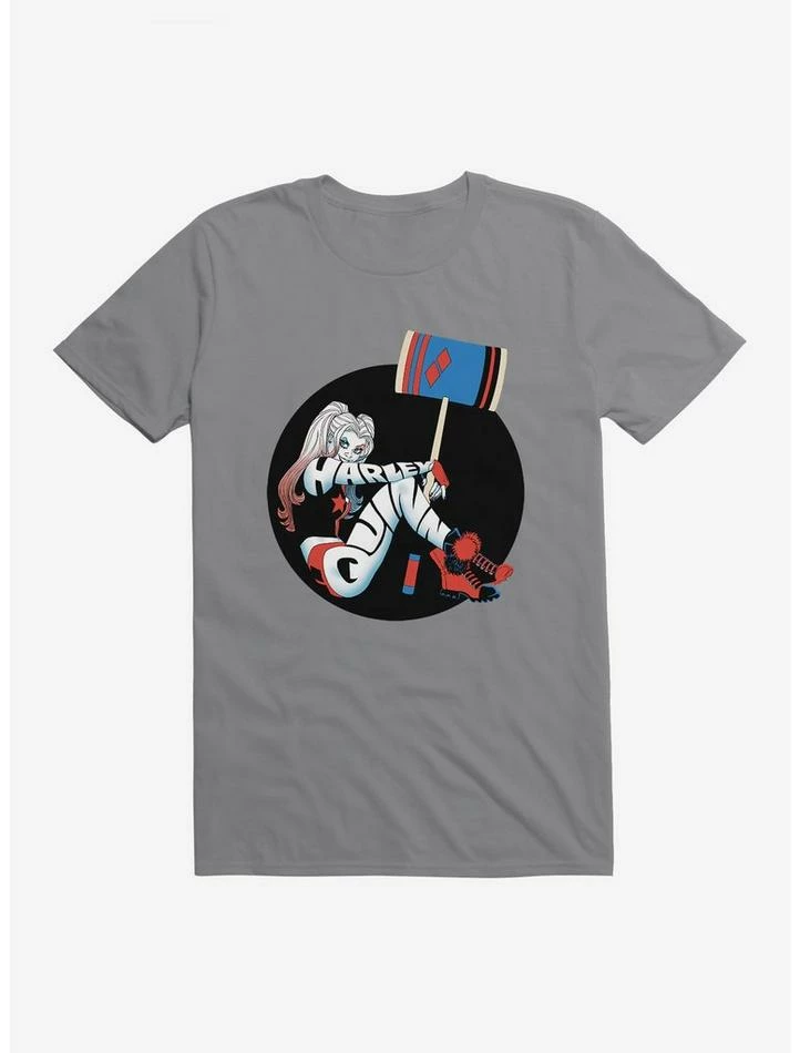Discount 👏 DC Comics Batman Harley Quinn Circle Photo T-Shirt 👍 - Image 3