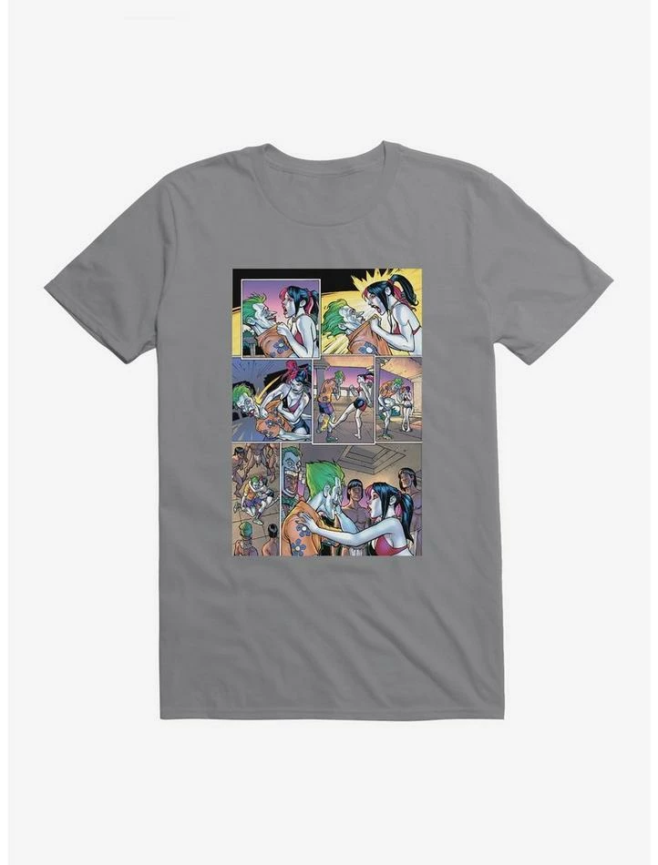 New ๐ DC Comics Batman The Joker And Harley Quinn Comic Strips T-Shirt ๐ฅฐ - Image 6
