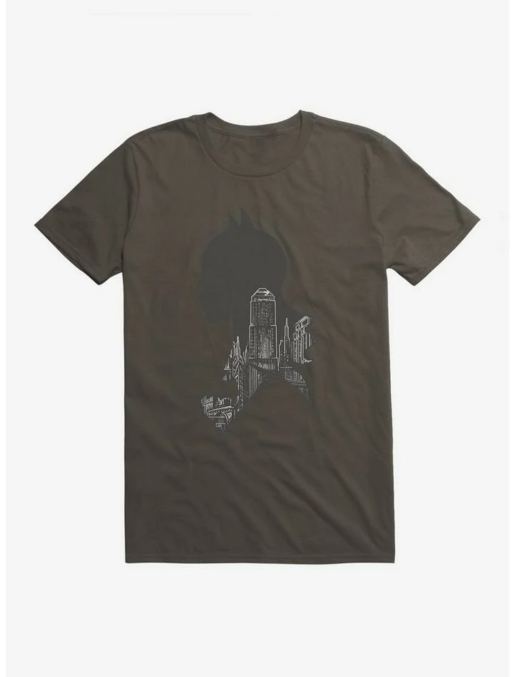 Cheapest ๐ DC Comics Batman Batgirl City Silhouette T-Shirt ๐ - Image 6