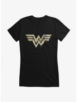 Flash Sale 🎉 DC Comics Wonder 👩 Woman 1984 Gold 👧 Girls T-Shirt 🎁