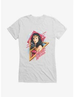 Best Sale 🔔 DC Comics Wonder 👩 Woman 1984 Geometric Diana 👧 Girls T-Shirt ❤️