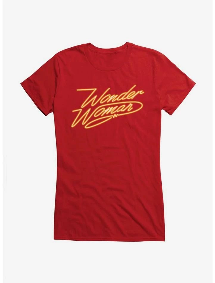 Outlet ๐ฏ DC Comics Wonder ๐ฉ Woman 1984 Golden Lasso Logo ๐ง Girls T-Shirt ๐ฏ - Image 5