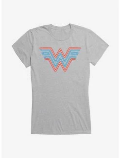 Cheap ๐ฅ DC Comics Wonder ๐ฉ Woman 1984 Neon Logo ๐ง Girls T-Shirt ๐