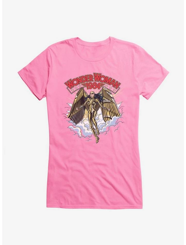 Flash Sale ❤️ DC Comics Wonder 👩 Woman 1984 Golden Eagle In The Clouds 👧 Girls T-Shirt 🔔 - Image 5