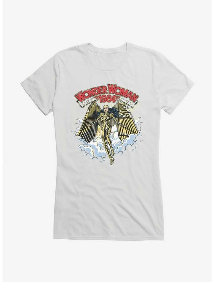 Flash Sale ❤️ DC Comics Wonder 👩 Woman 1984 Golden Eagle In The Clouds 👧 Girls T-Shirt 🔔 - Image 6
