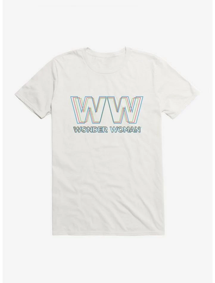 Outlet ๐ฅ DC Comics Wonder ๐ฉ Woman 1984 Double Logo T-Shirt โญ - Image 6