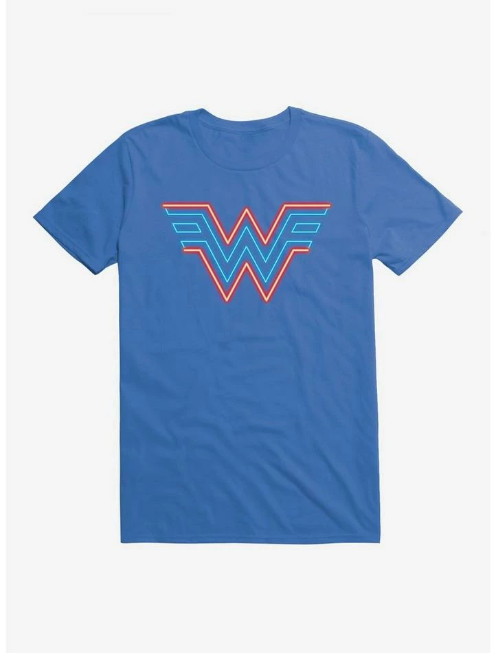 Wholesale ❤️ DC Comics Wonder 👩 Woman 1984 Neon Logo T-Shirt 🥰 - Image 4