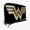 Wholesale 🛒 DC Comics Wonder 👩 Woman 1984 Logo Zip Around Wallet ❤️