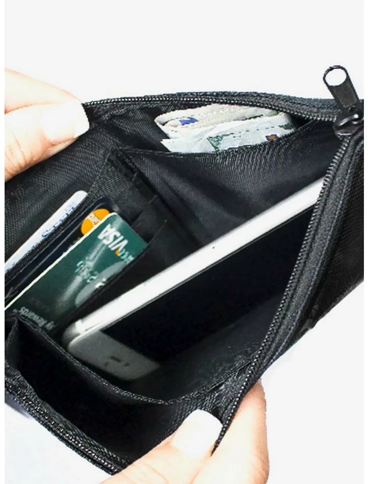 Best Sale ๐ DC Comics Wonder ๐ฉ Woman 1984 Text Infinity Repeat Zip Clutch Canvas Wallet ๐ - Image 2