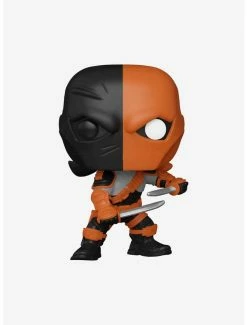 Deals 🌟 Funko DC Comics Batman Pop! Heroes Deathstroke Vinyl Figure Hot Topic Exclusive 🛒