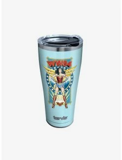 Hot Sale ⌛ DC Comics Wonder 👩 Woman Retro 30oz Stainless Steel Tumbler With Lid 😉