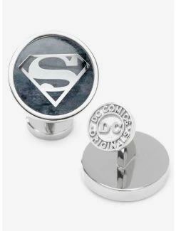 Hot Sale 👍 DC Comics Superman Navy Gemstone Cufflinks 🎉