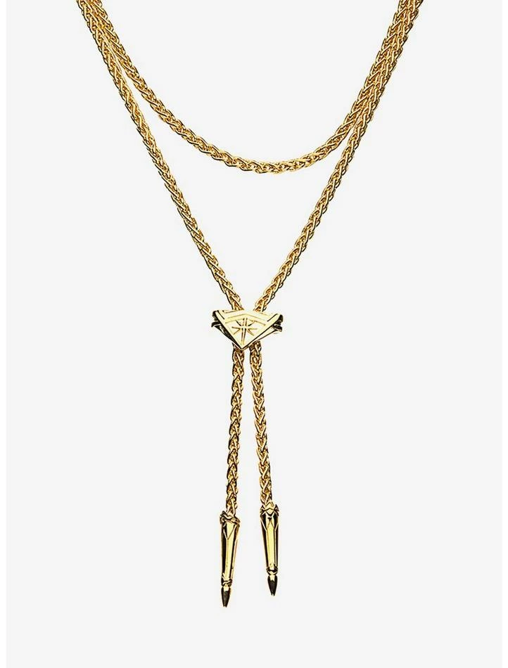 Flash Sale ๐ DC Comics Wonder ๐ฉ Woman RockLove Lasso of Truth Bolo Necklace Gold ๐