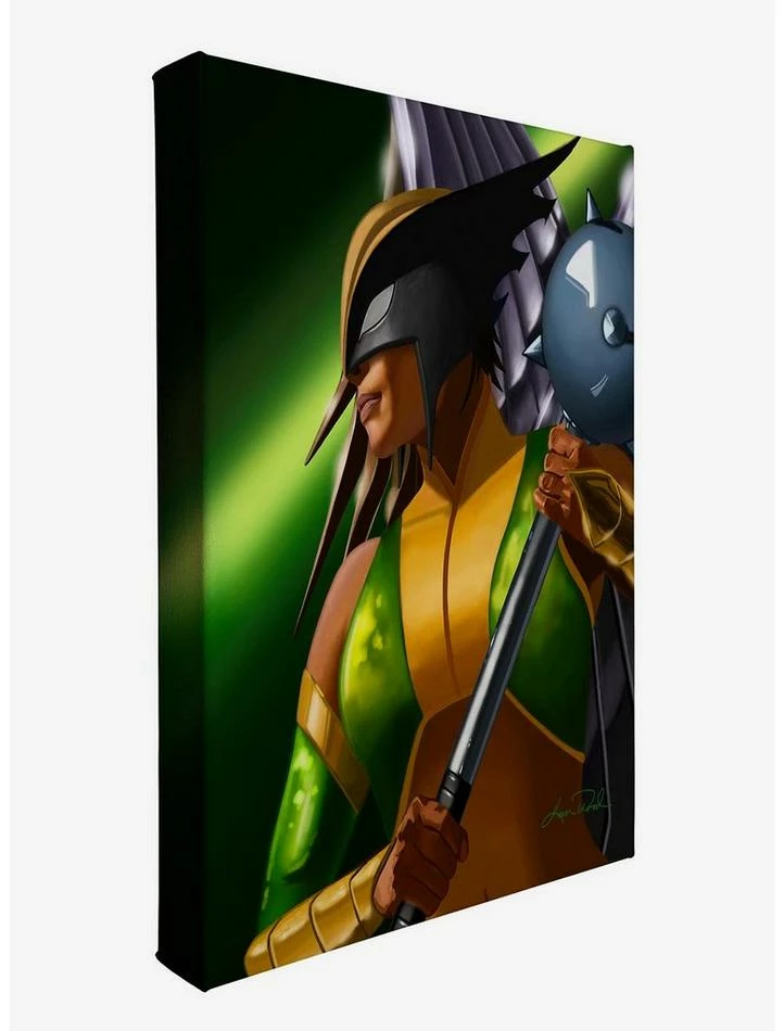 Best Pirce ๐ DC Comics Hawkgirl 14" x 11" Gallery Wrapped Canvas ๐
