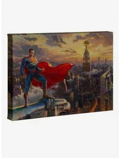 Hot Sale 👍 DC Comics Superman Protector of Metropolis 10" x 14" Gallery Wrapped Canvas 🧨