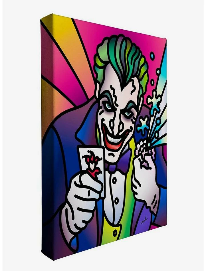 Best Sale โ๏ธ DC Comics The Joker by Lisa Lopuck 11" x 14" Gallery Wrapped Canvas ๐ฏ