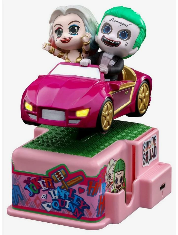 New 👍 DC Comics The Joker And Harley Quinn DC Cosrider Collectible Figure 🔔