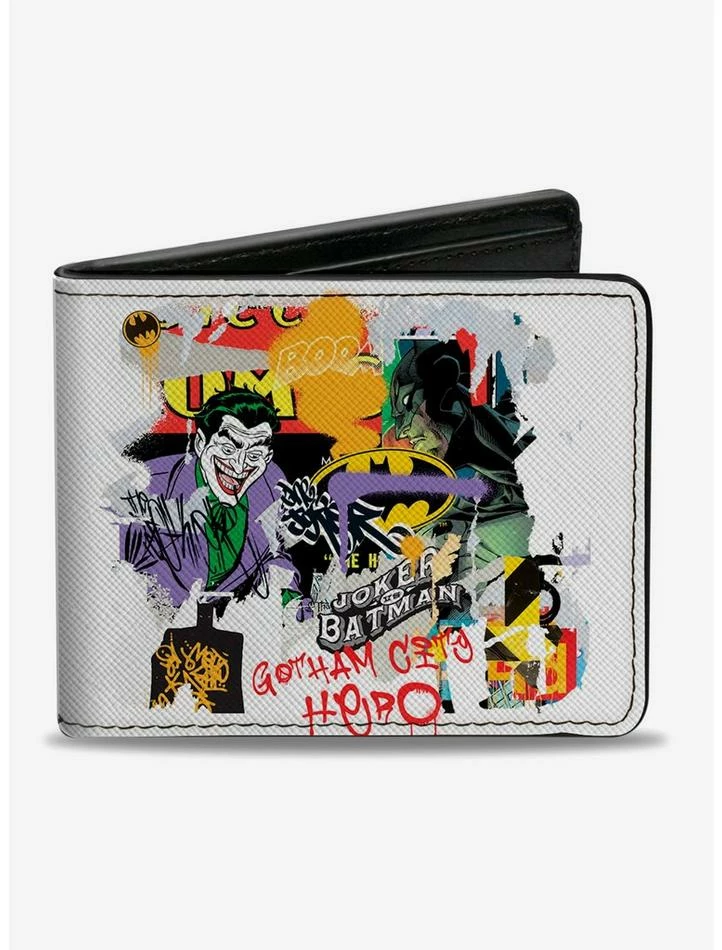 Buy 🥰 DC Comics Batman Vs Joker Graffiti Bifold Wallet 😉