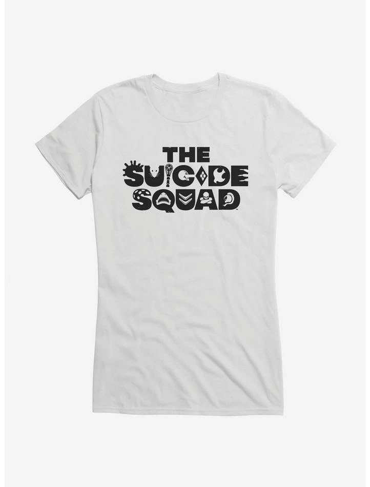 Discount 🔥 DC Comics The Suicide Squad Black Logo 👧 Girls T-Shirt 🎉 - Image 6