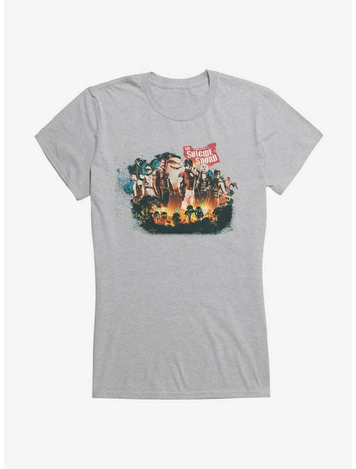 Cheapest โ๏ธ DC Comics The Suicide Squad Group Pose Poster ๐ง Girls T-Shirt ๐ฅ - Image 3