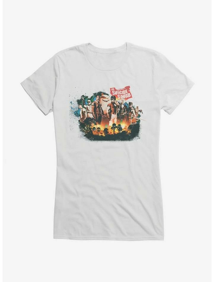 Cheapest โ๏ธ DC Comics The Suicide Squad Group Pose Poster ๐ง Girls T-Shirt ๐ฅ - Image 6