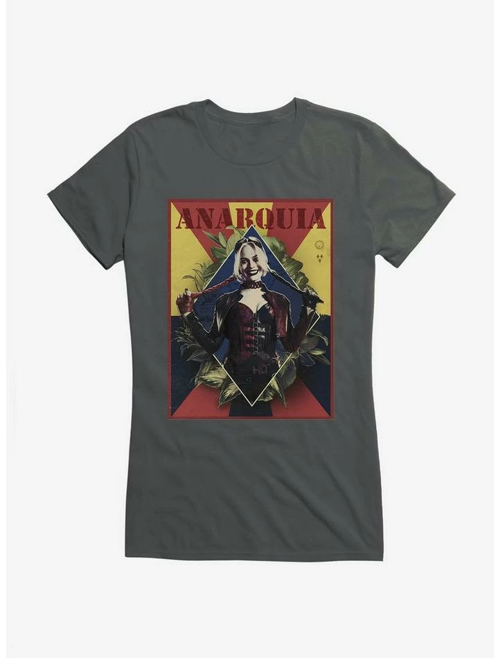 Top 10 ๐ DC The Suicide Squad Harley Quinn Anarquia ๐ง Girls T-Shirt ๐