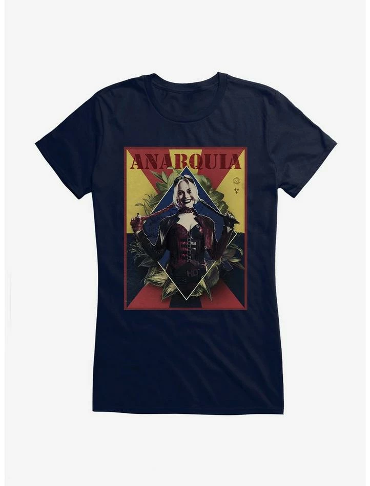 Top 10 ๐ DC The Suicide Squad Harley Quinn Anarquia ๐ง Girls T-Shirt ๐ - Image 5