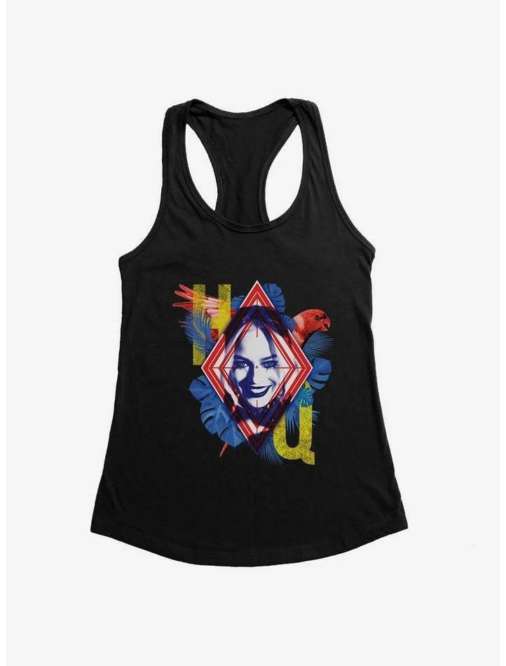 Top 10 ⭐ DC Comics The Suicide Squad Harley Quinn Initials Bird 👧 Girls Tank ✨ - Image 2