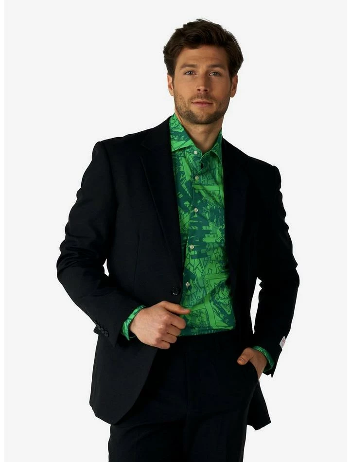 Cheapest ๐ฏ DC Comics The Joker Woven Button-Up โจ - Image 3