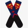 Outlet 👏 DC Comics Superman Suit Crew 🧦 Socks 😀