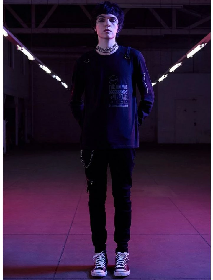 Best Sale 😉 DC Comics The Batman Tactical Long-Sleeve T-Shirt 😉 - Image 2