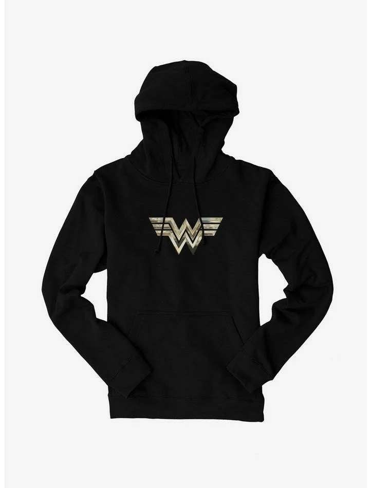 New 💯 DC Comics Wonder 👩 Woman Golden Insignia Hoodie 💯 - Image 2