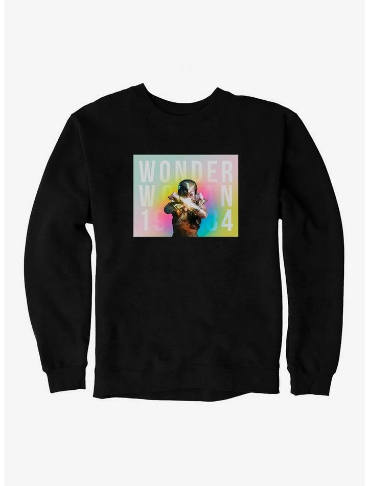 Best Sale 🌟 DC Comics Wonder 👩 Woman 1984 Bracelets Block Title Sweatshirt 👍 - Image 2
