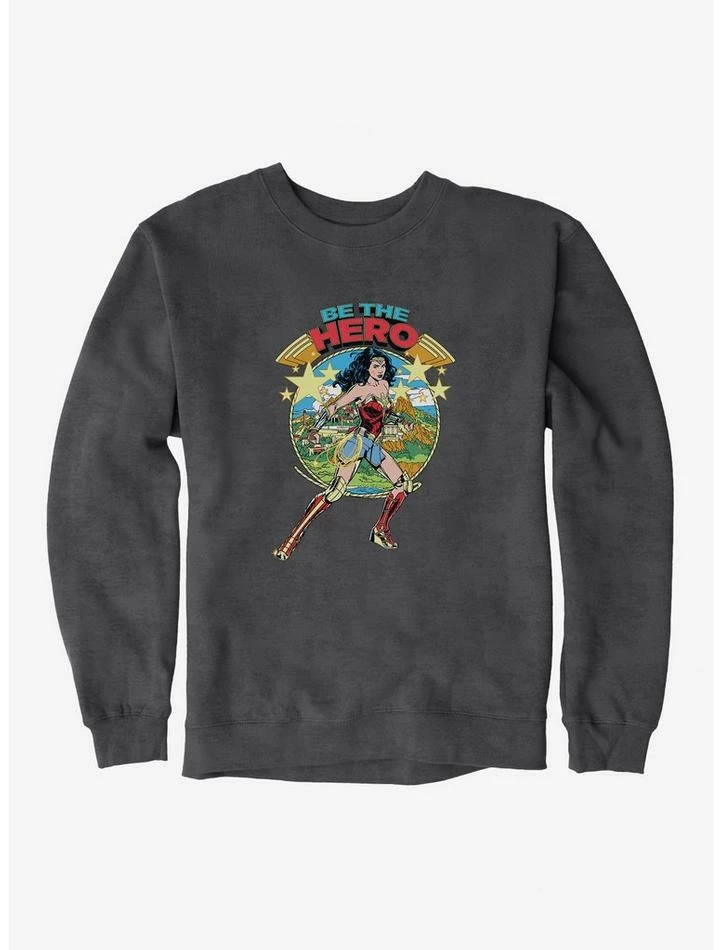 Budget ๐ฅฐ DC Comics Wonder ๐ฉ Woman 1984 Be The Hero Themyscira Sweatshirt ๐ - Image 3