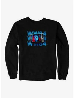 Best Pirce 😉 DC Comics Wonder 👩 Woman 1984 Retro Box TV Sweatshirt 🌟