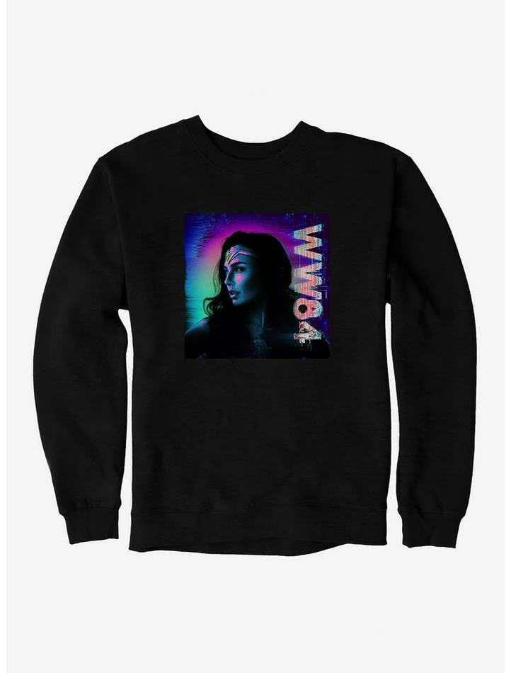 Deals โค๏ธ DC Comics Wonder ๐ฉ Woman 1984 Dark Posterized Art Sweatshirt โ๏ธ - Image 2