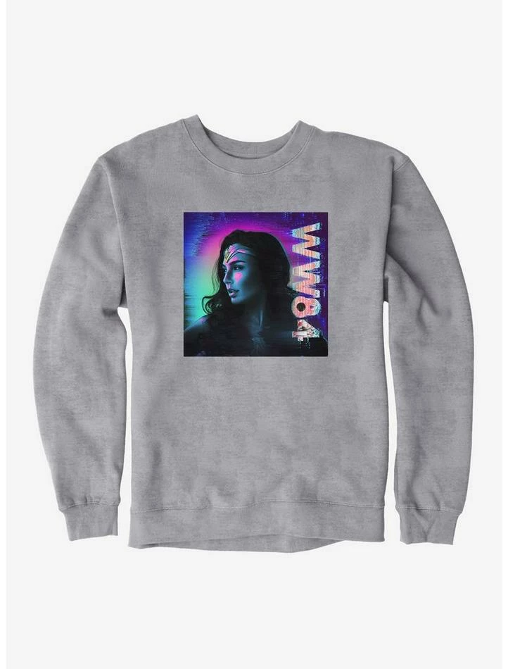 Deals โค๏ธ DC Comics Wonder ๐ฉ Woman 1984 Dark Posterized Art Sweatshirt โ๏ธ - Image 3