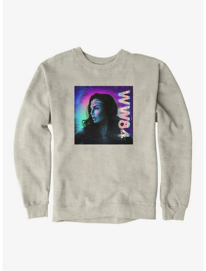 Deals โค๏ธ DC Comics Wonder ๐ฉ Woman 1984 Dark Posterized Art Sweatshirt โ๏ธ