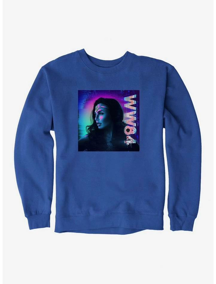 Deals โค๏ธ DC Comics Wonder ๐ฉ Woman 1984 Dark Posterized Art Sweatshirt โ๏ธ - Image 6