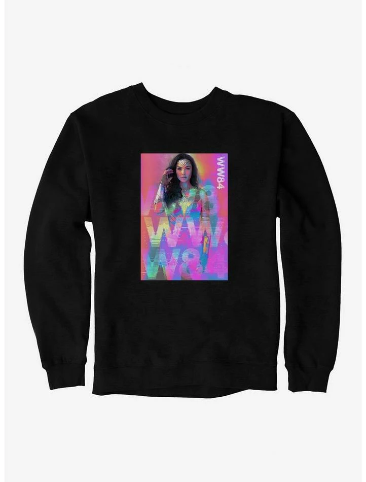 Outlet 🔔 DC Comics Wonder 👩 Woman 1984 Static Poster Sweatshirt 😉 - Image 2