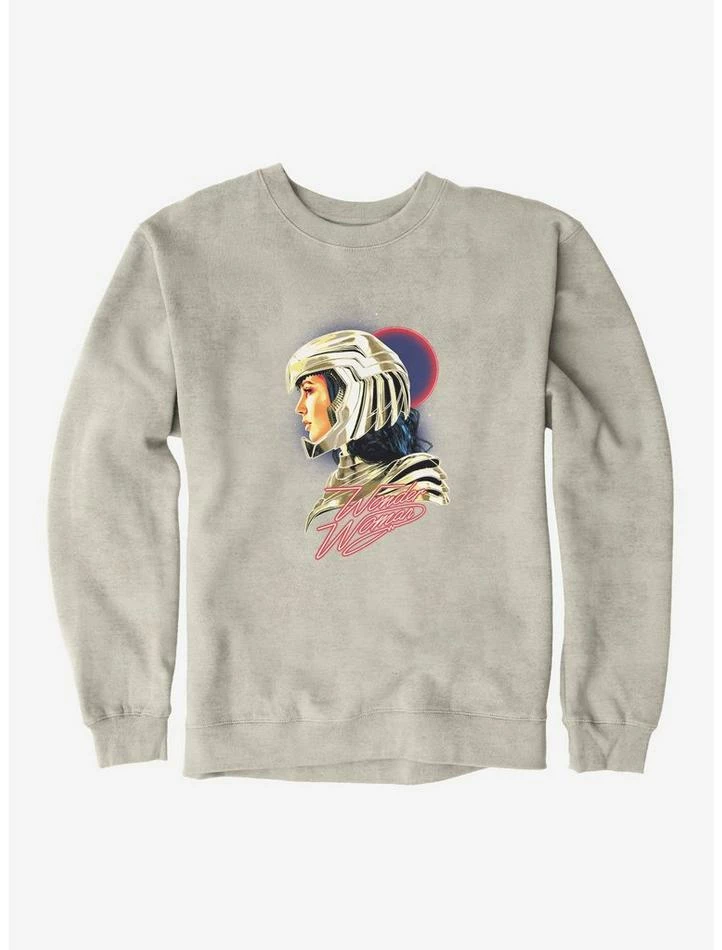 Discount 🛒 DC Comics Wonder 👩 Woman 1984 Gold Armor Throwback Sweatshirt 😍 - Image 5